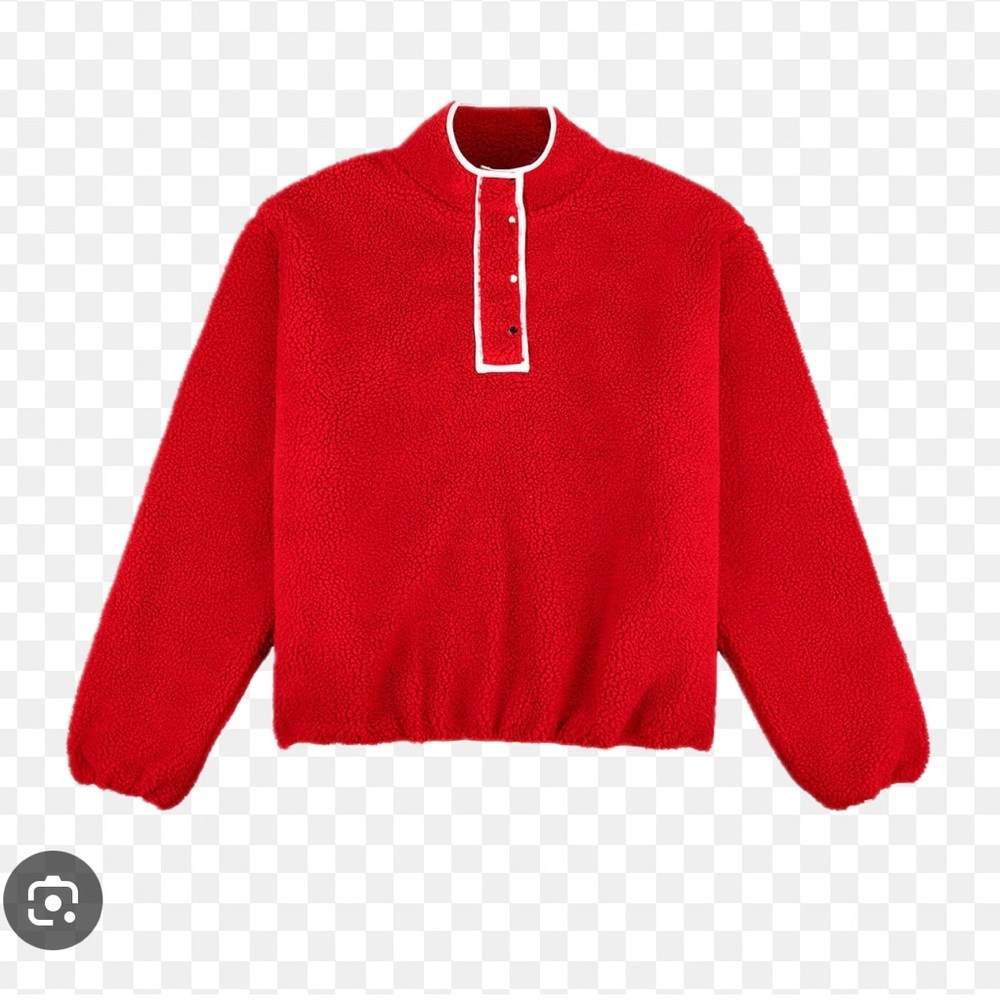 Parke red fleece